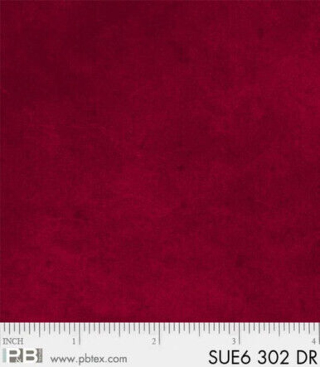 Suede Dark Medley Red-Cotton Fabric Sold by the Yard by P B Textiles